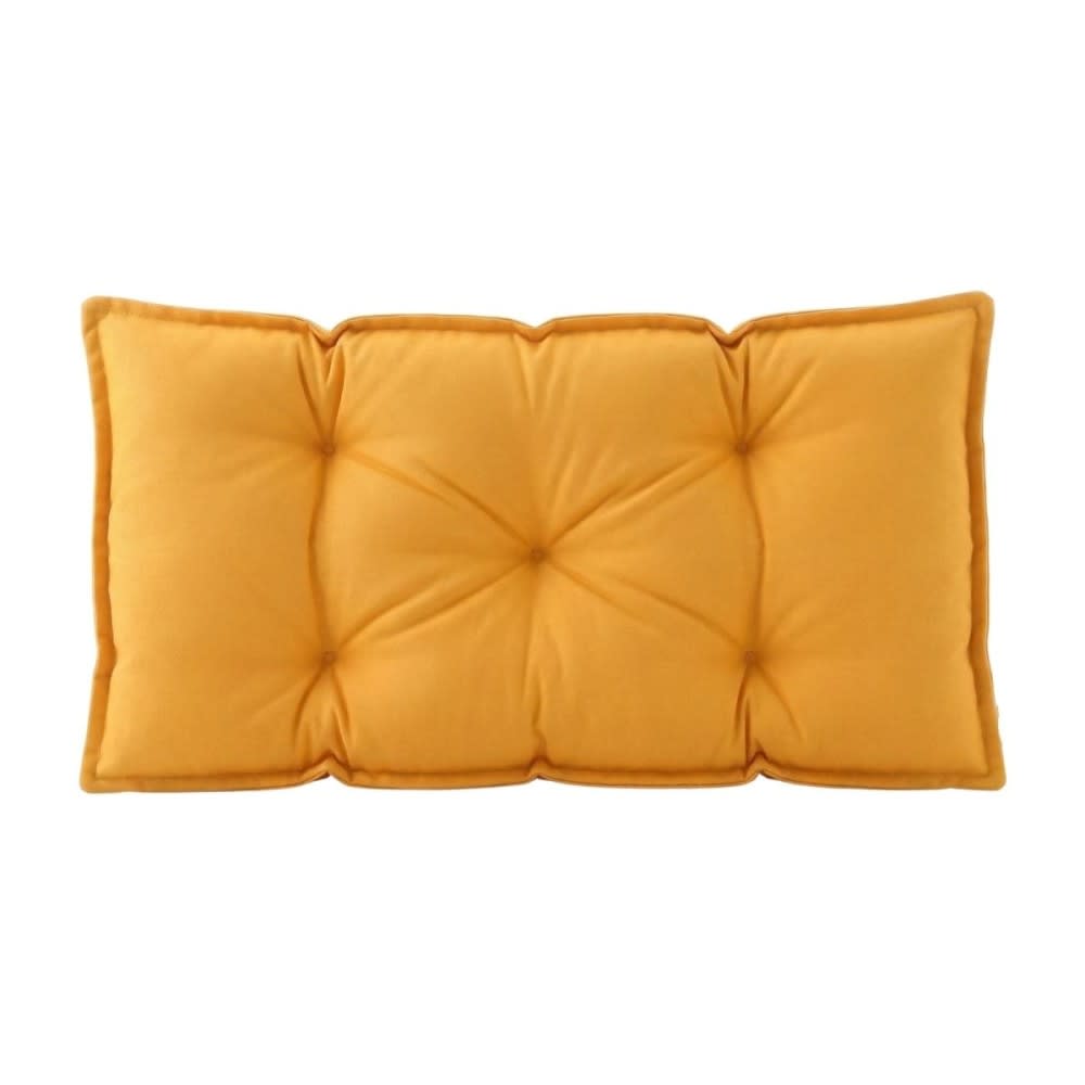 Matelas de sol en tissu déperlant jaune 110x70cm