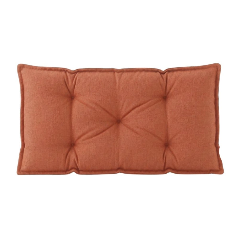 Matelas de sol en tissu déperlant terracotta 110x70cm