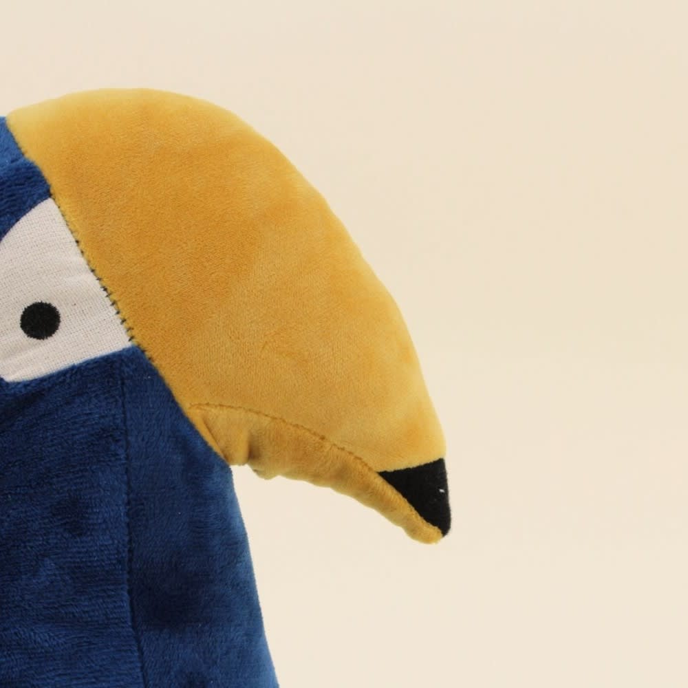 Cale porte en velours toucan bleu — vue 3