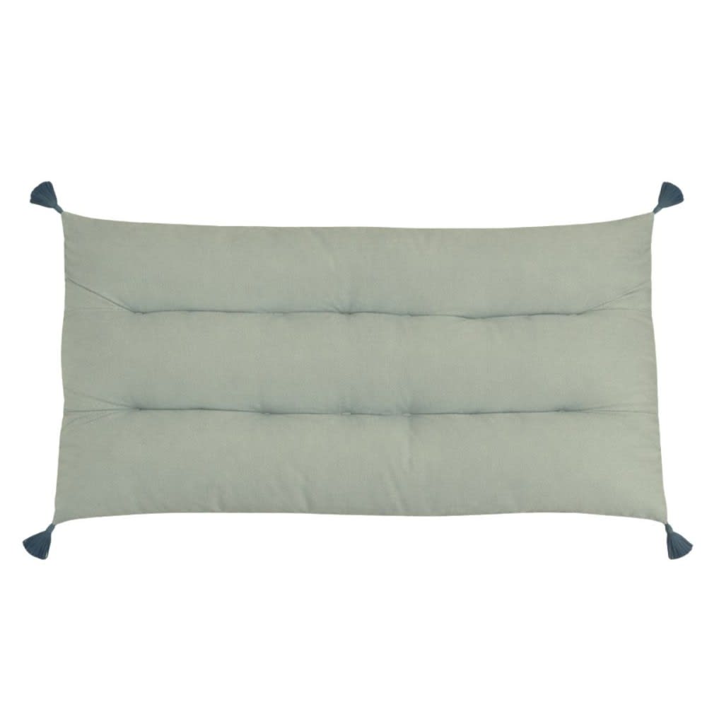 Coussin matelas en tissu déperlant anti-uv vert 120x60cm Coussin matelas en tissu déperlant anti-uv vert 120x60cm
