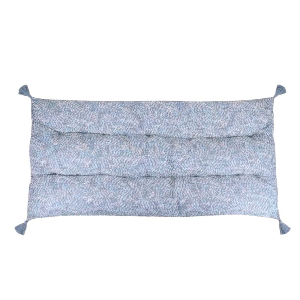 Matelas en tissu déperlant et anti-uv bleu 120x60cm Matelas en tissu déperlant et anti-uv bleu 120x60cm