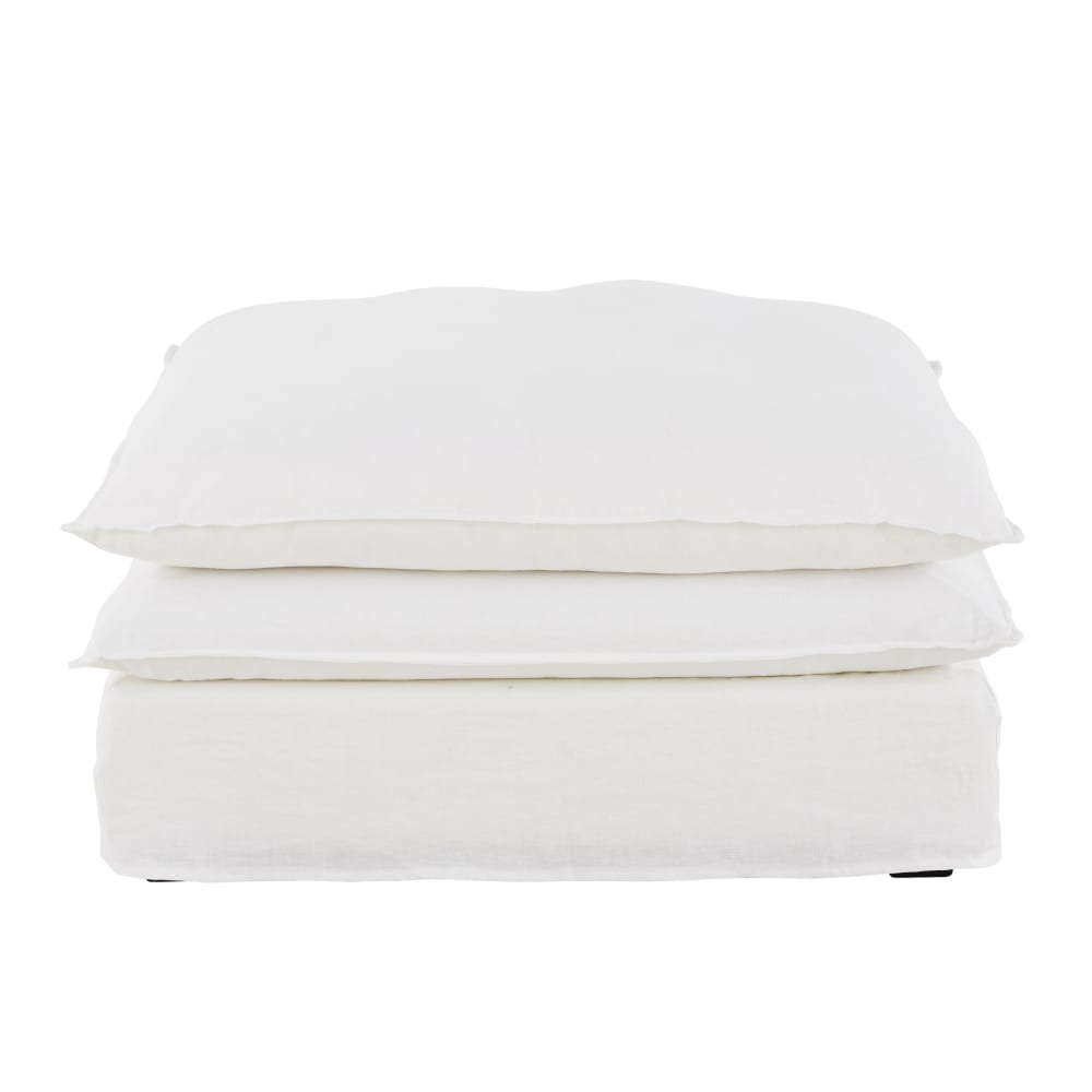 Pouf pour canapé modulable - lin