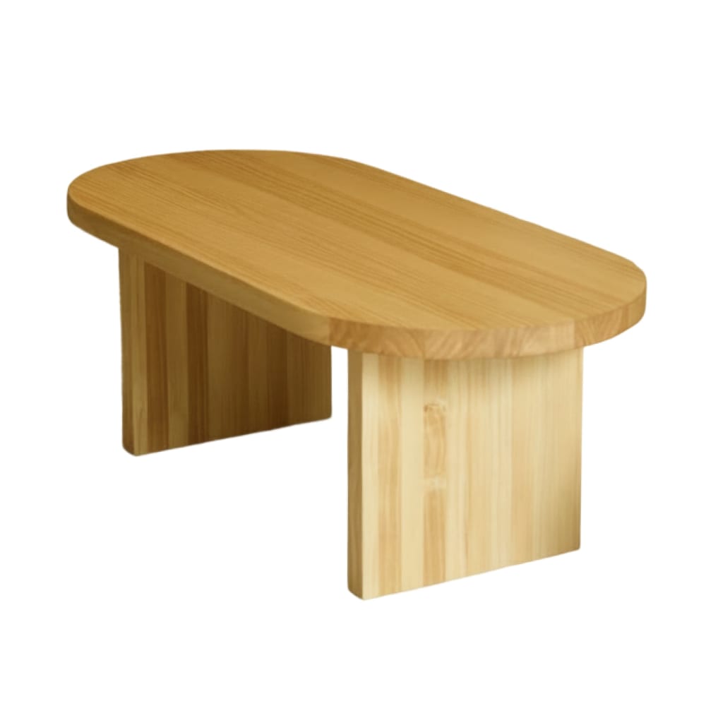 Table basse ovale en