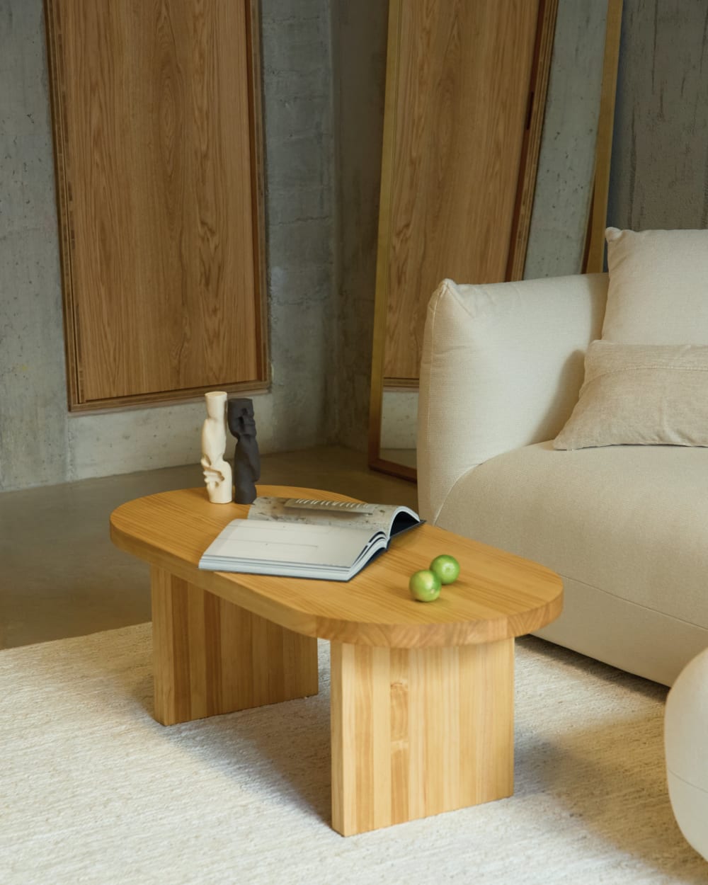 Ovaler Couchtisch aus Holz - Maisons Du Monde