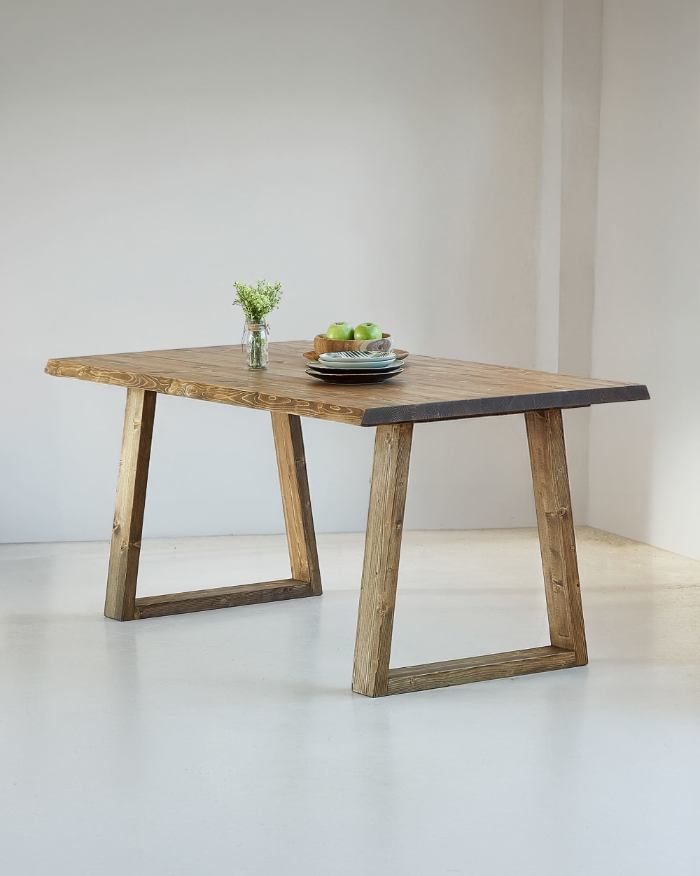 Esstisch Tannenholz Massiv Braun 140x85 cm - Maisons Du Monde