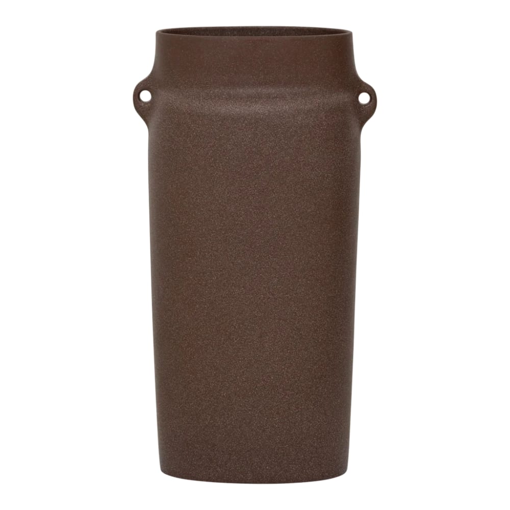 Vase en céramique marron 27 * 16 * 50 cm