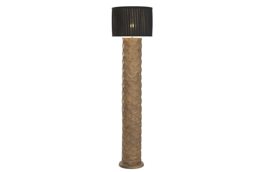 Lampadaire en manguier marron 40x40x160 cm — vue 4