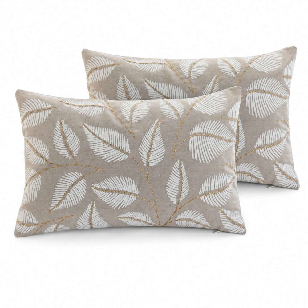 Lot 2 coussins en coton - 50x30