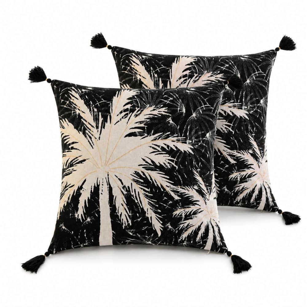 Lot 2 coussins en coton