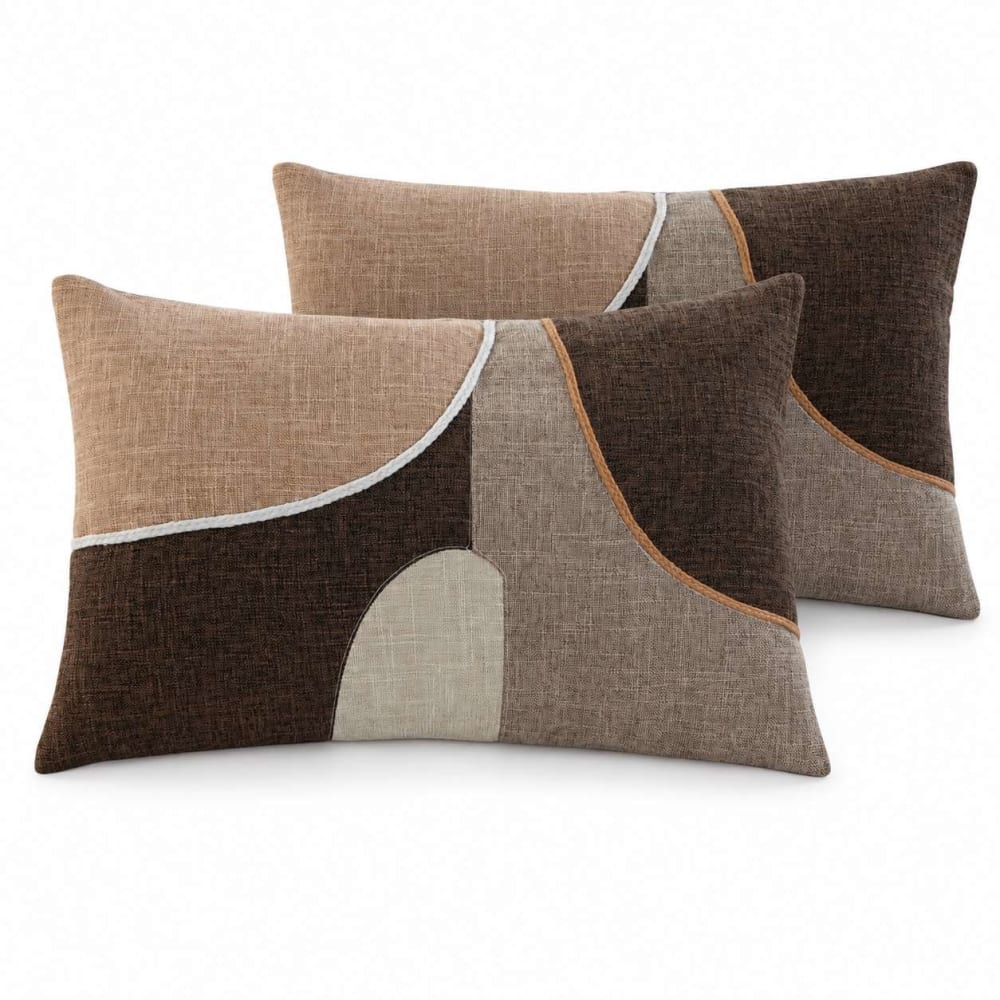 Lot 2 coussins en coton - 50x30