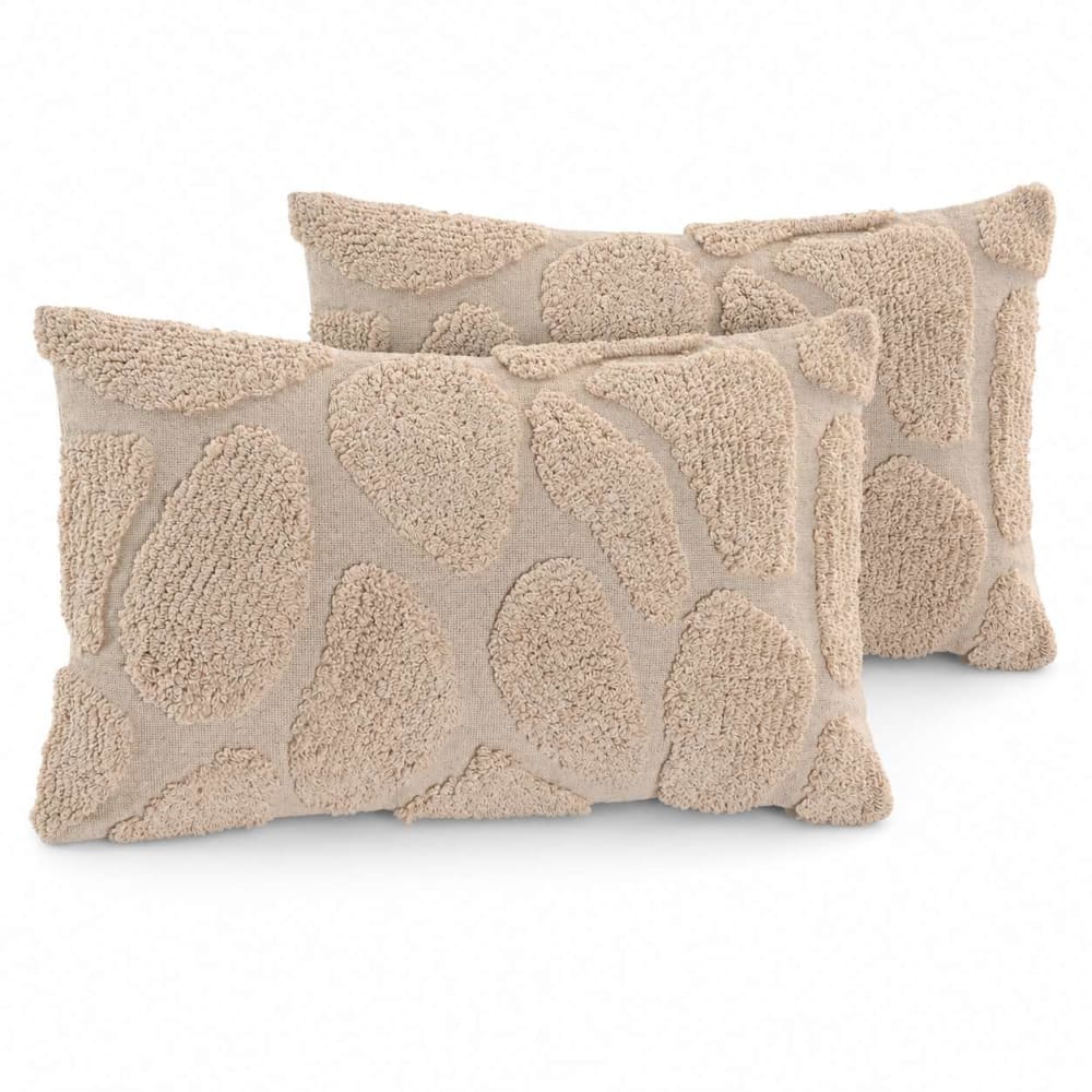 Lot 2 coussins en coton - 50x30