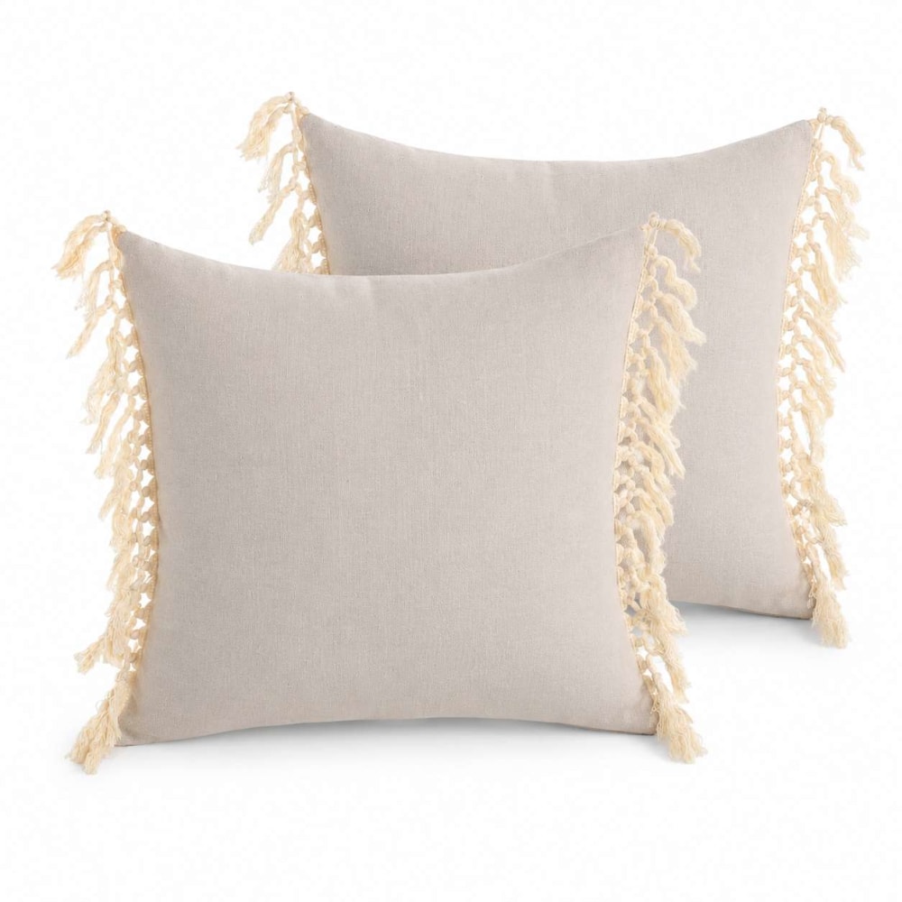 Lot 2 coussins en coton - 45x45
