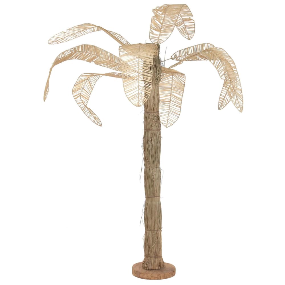 bananier en fibres beige