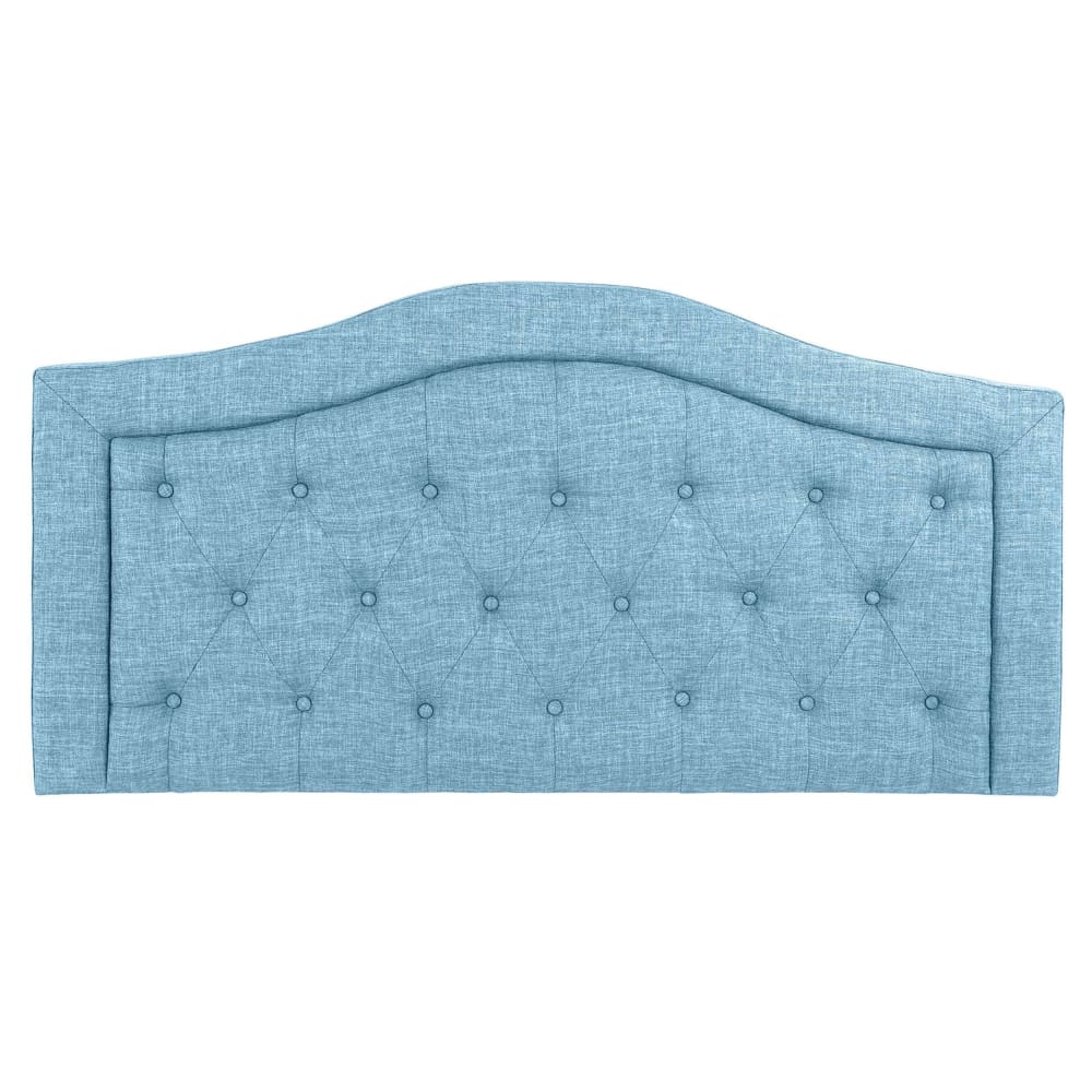 Tête de lit en polyester - bleu