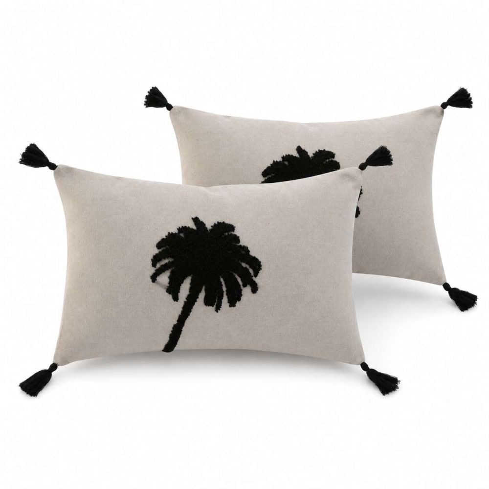 Lot 2 coussins en coton - 50x30