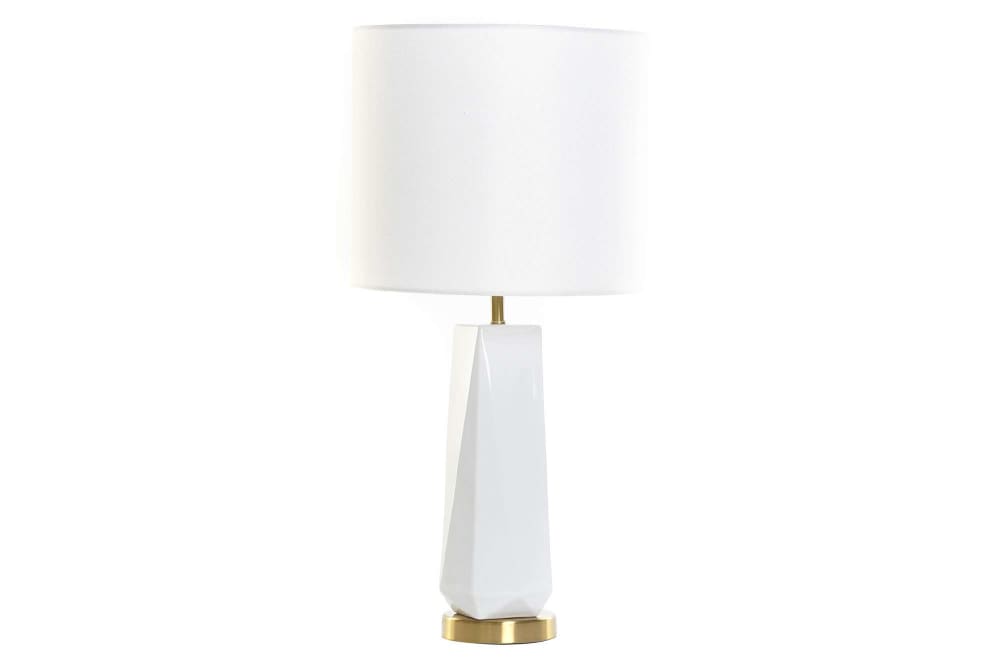 Lampe en céramique blanche