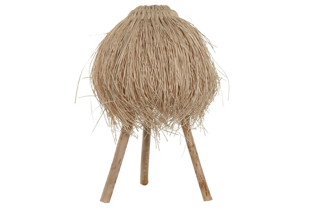 lampe en rotin fait main