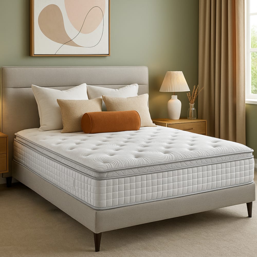 Matratze Hybrid mit Memory-Schaum dynamisch 140x190 cm - Maisons