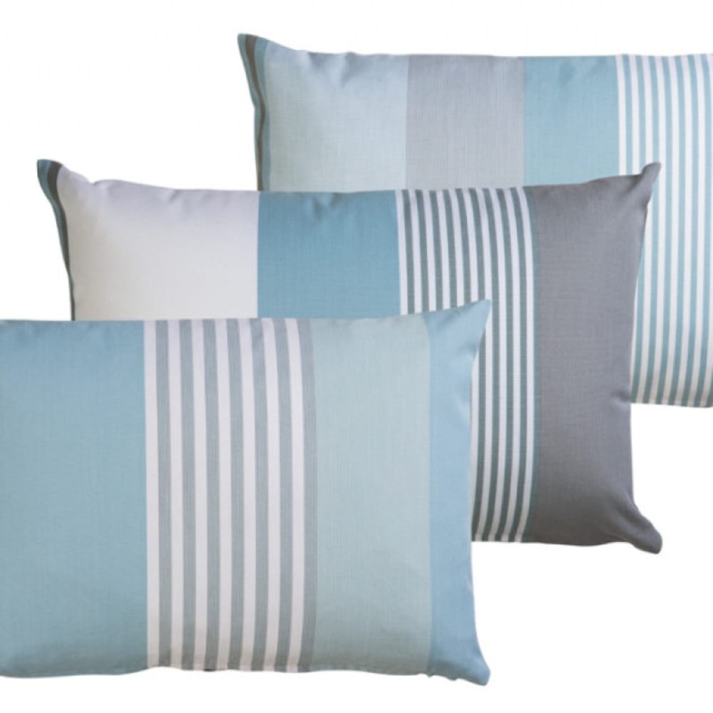 Kissenbezug aus blauer Baumwolle 50x35 cm - Maisons Du Monde