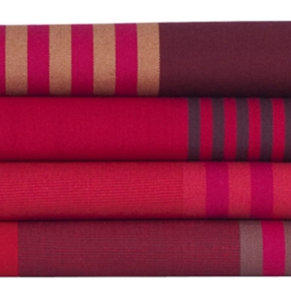 Serviette de table en coton rouge 50x50 cm