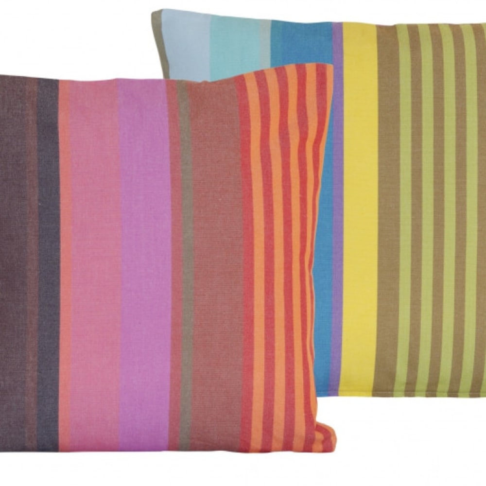 Tissage de Luz Kissenbezug aus mehrfarbiger Baumwolle 50x35 cm - Baumwolle