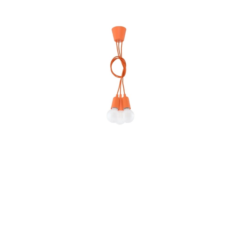 Suspension orange avec 3 douilles