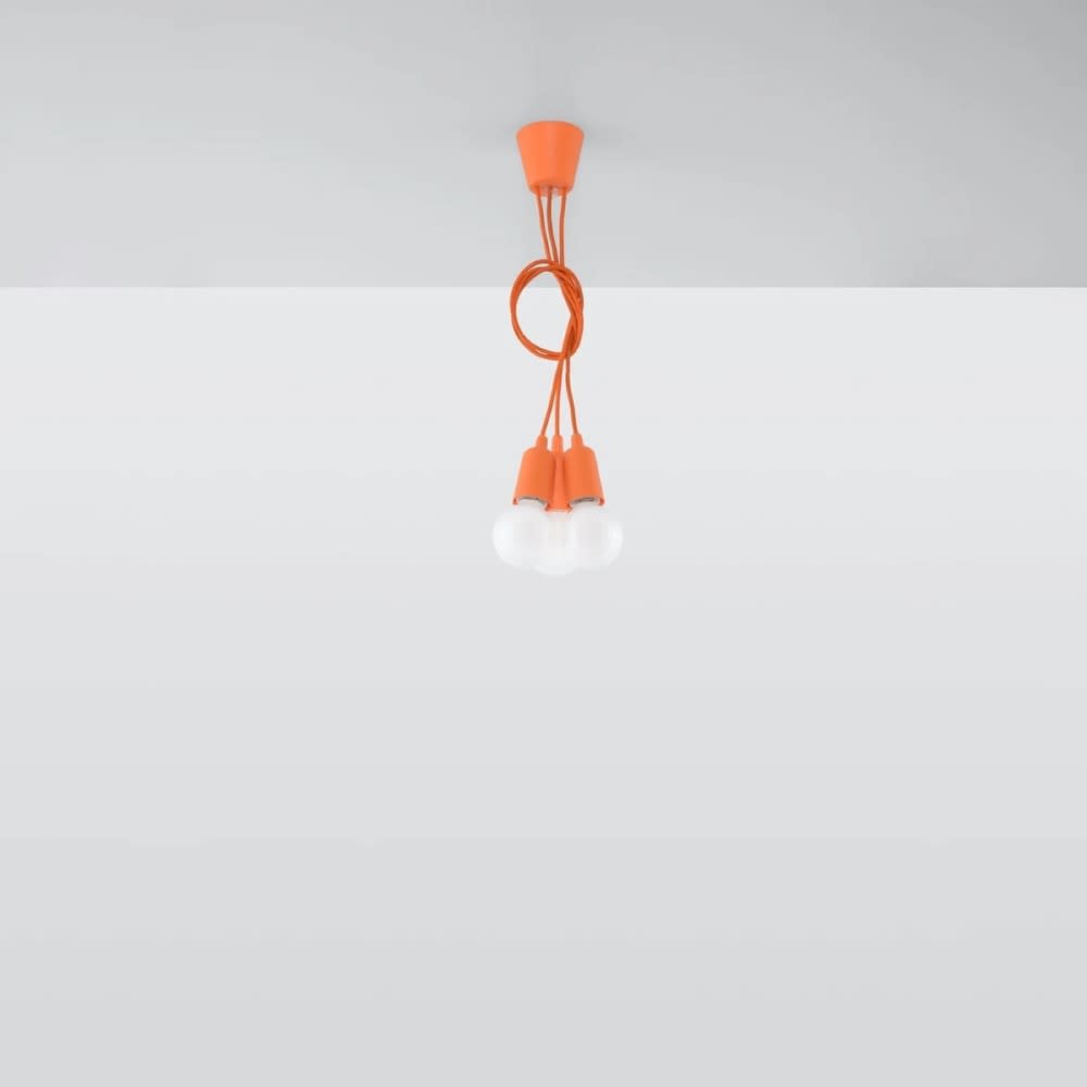 Suspension orange avec 3 douilles — vue 4