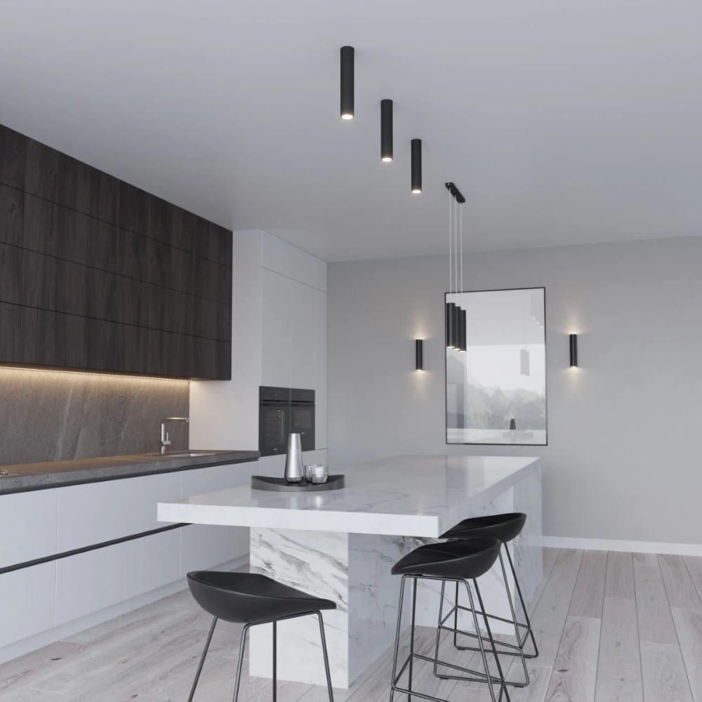 Wandleuchte aus Metall schwarz 2-flammig GU10 - Maisons Du Monde