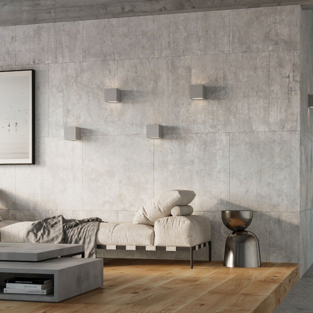 Wandleuchte aus Beton grau G9 - Maisons Du Monde