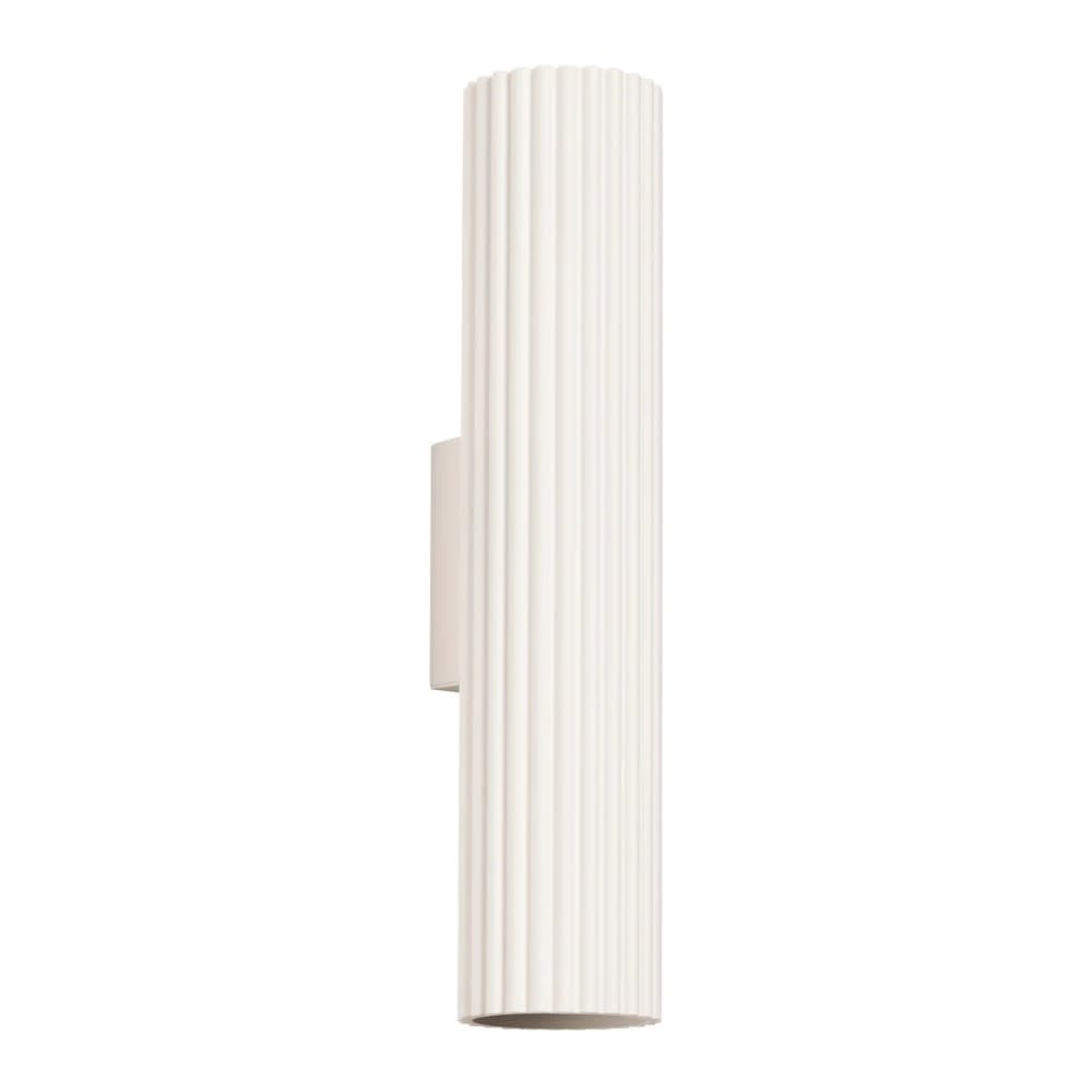 Applique murale en aluminium beige 2 lumières avec 2 spots orientables Applique murale en aluminium beige 2 lumières avec 2 spots orientables