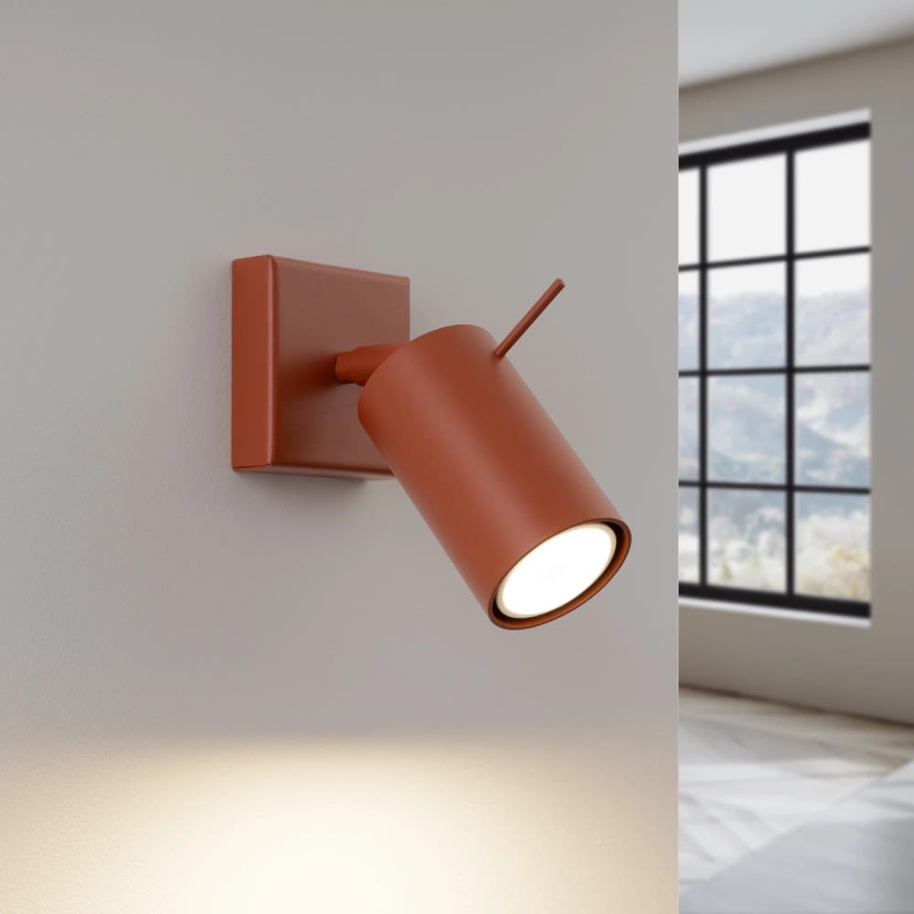 Wandleuchte aus Stahl rot GU10 - Maisons Du Monde