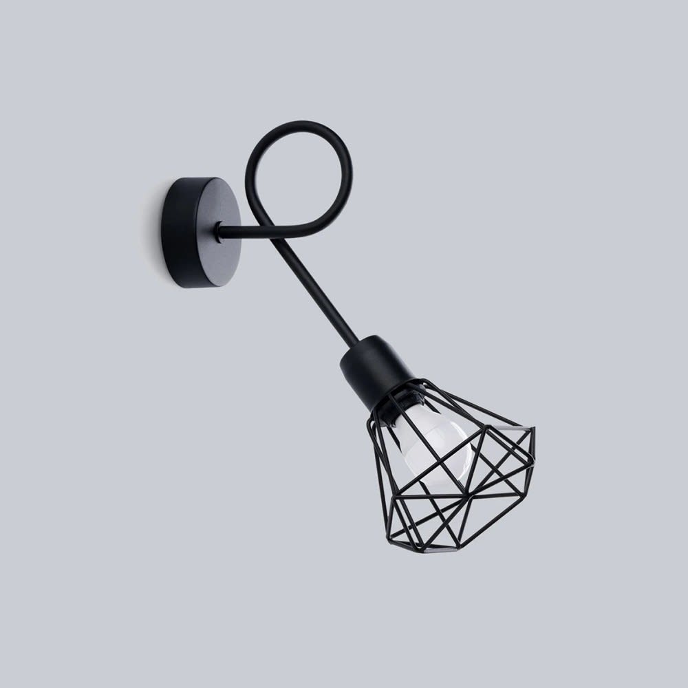 Wandleuchte aus Stahl schwarz E14 - Maisons Du Monde