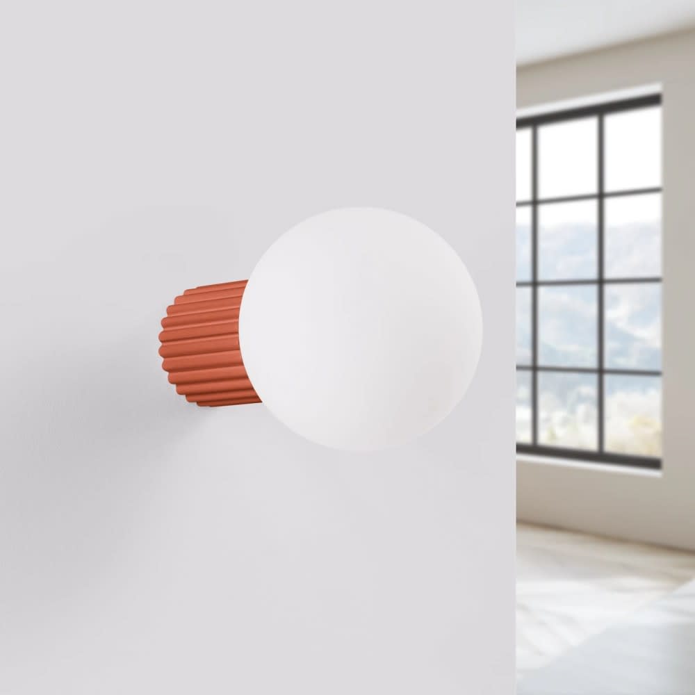 Wandleuchte aus Aluminium rot G9 - Maisons Du Monde