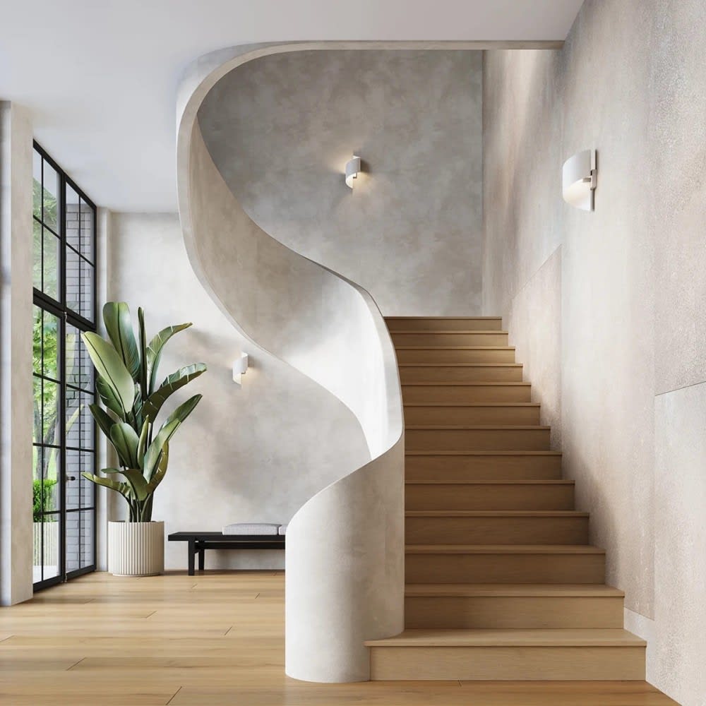 Wandleuchte aus Stahl weiß vertikal G9 - Maisons Du Monde