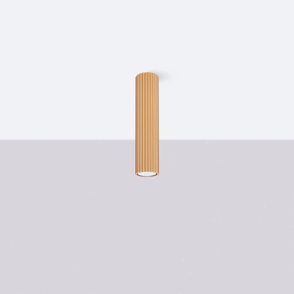 Strahler mit Goldrelief-Effekt, 30 cm - Maisons Du Monde