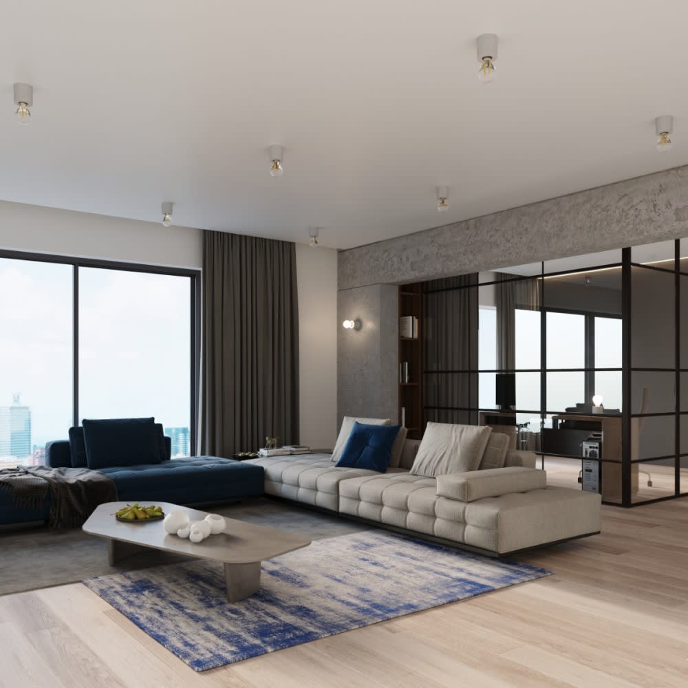Strahler zylindrisch aus grauem Zement - Maisons Du Monde