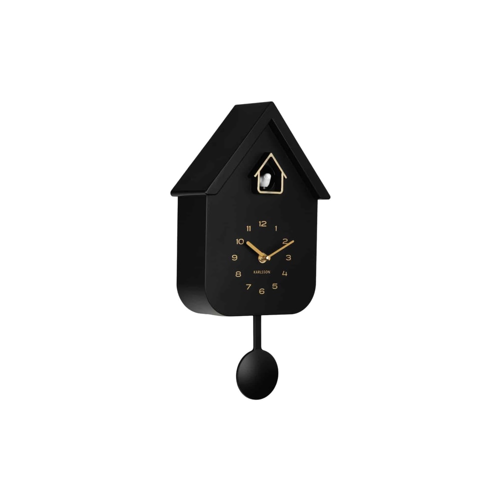 Horloge murale noir 6x21,5x41cm — Beyit