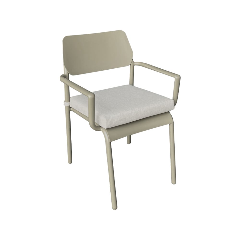 fauteuil de jardin en - beige clair