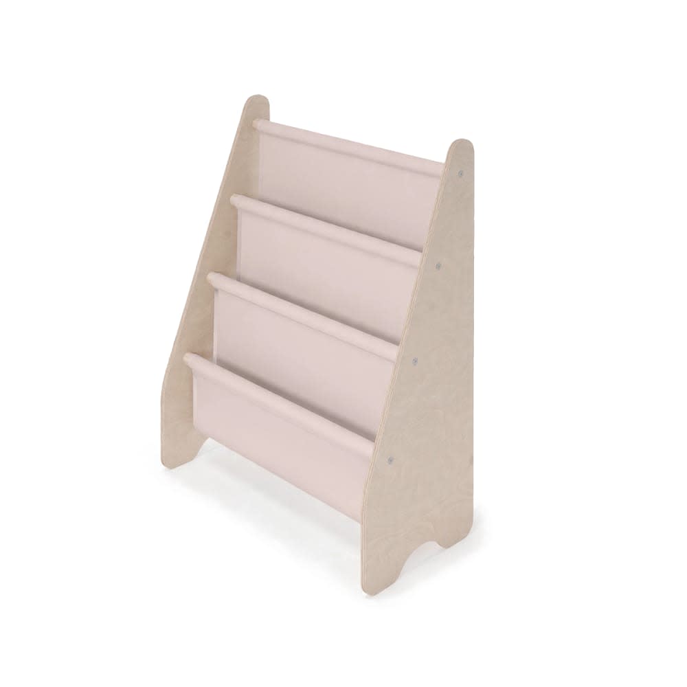 Bibliothèque enfant mamoi en bois & tissu 52×25×63 cm beige