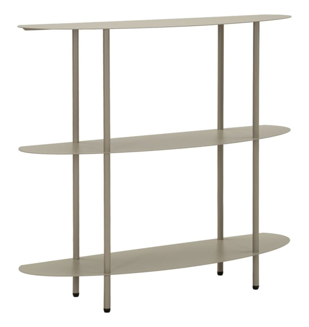 console en métal gris