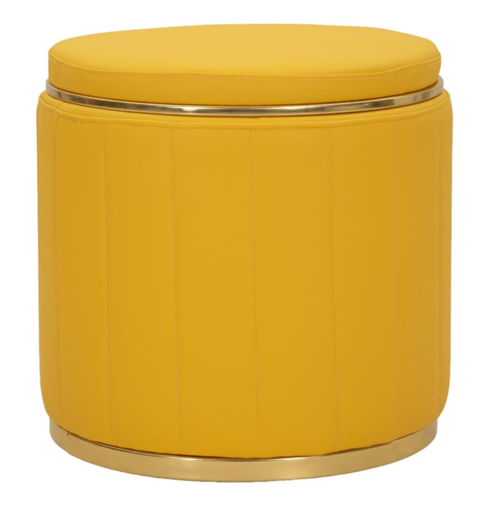 Pouf avec rangement en