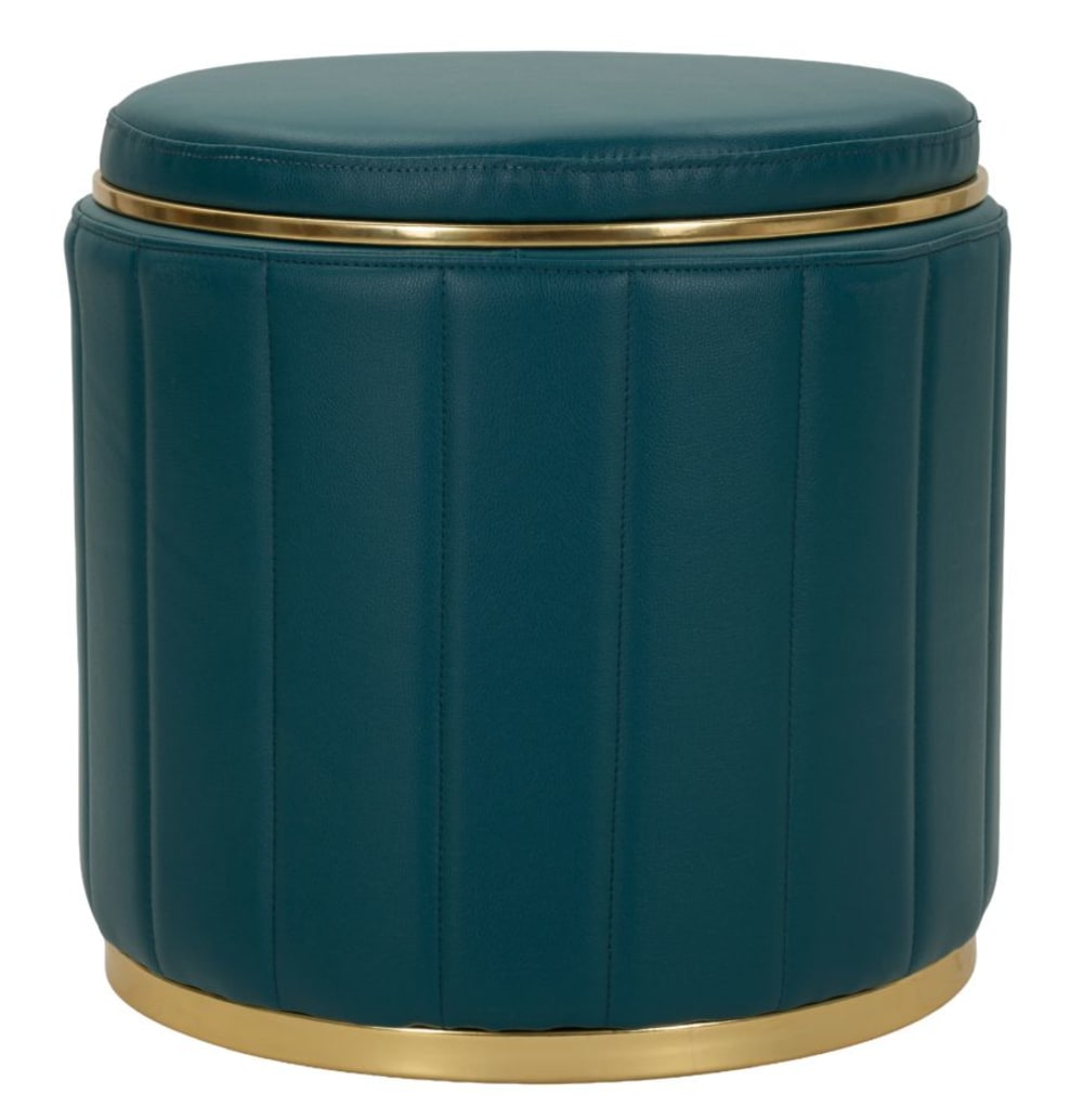pouf avec rangement en