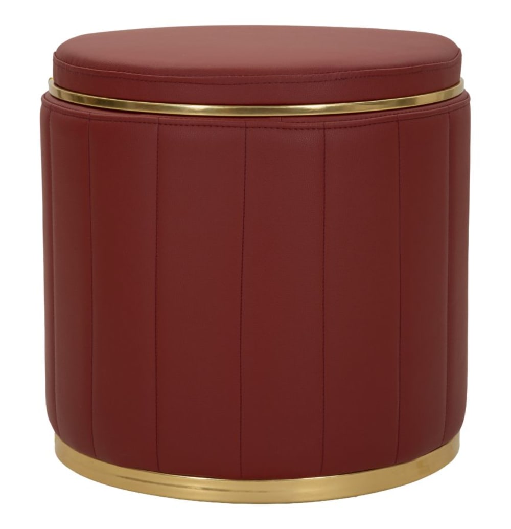 Pouf avec rangement en