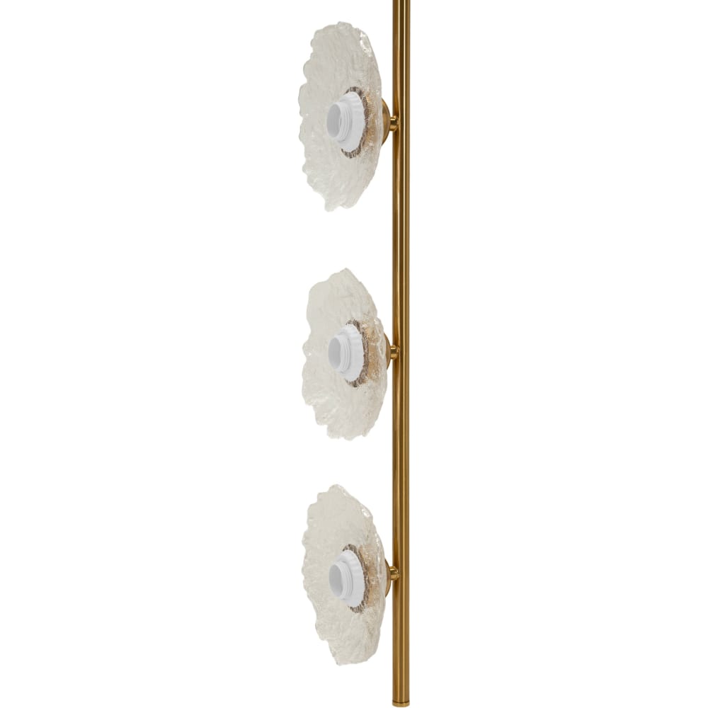 Lustre vertical en métal avec décorations en verre, 15 x 16 x 110 cm — vue 4