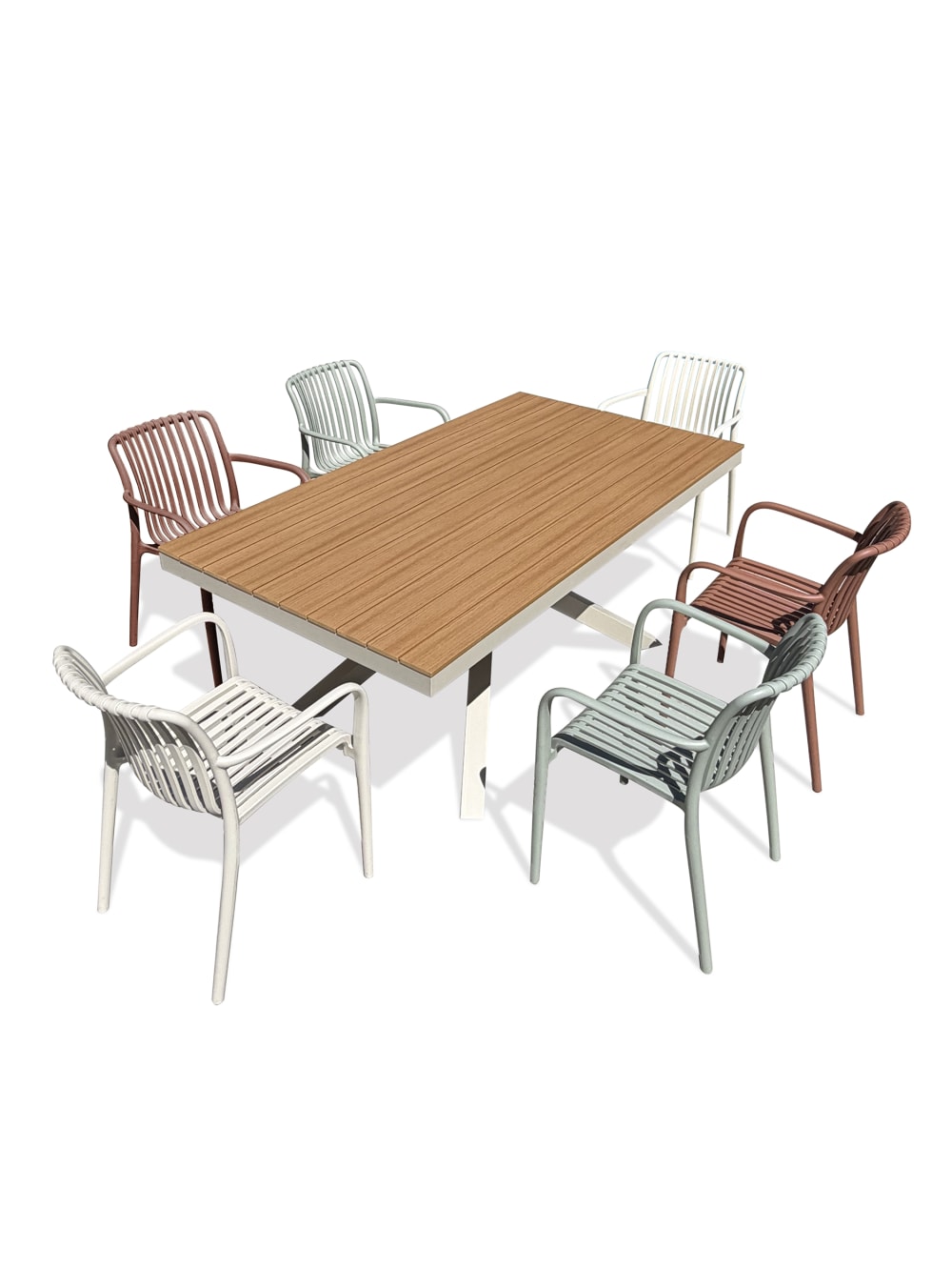 ensemble repas de jardin