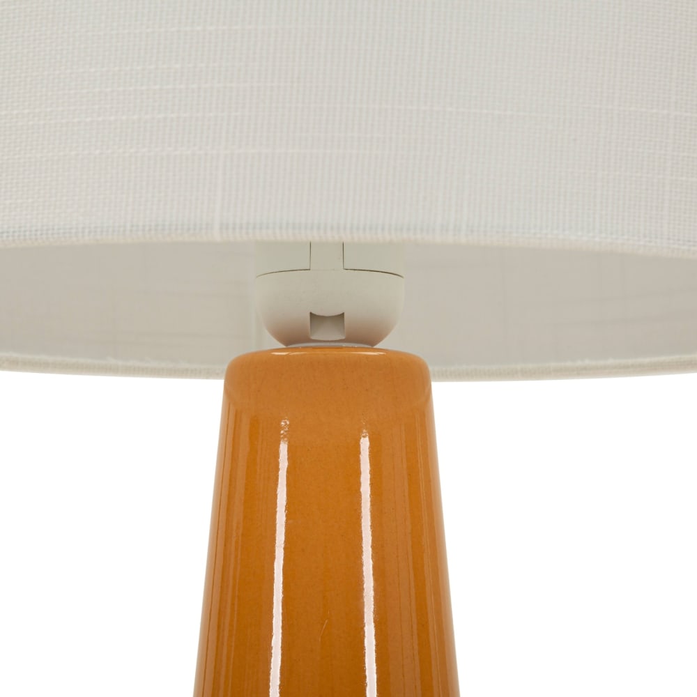 Lampe de table en céramique avec abat-jour blanc, ø 30 x 51,5 cm — vue 4