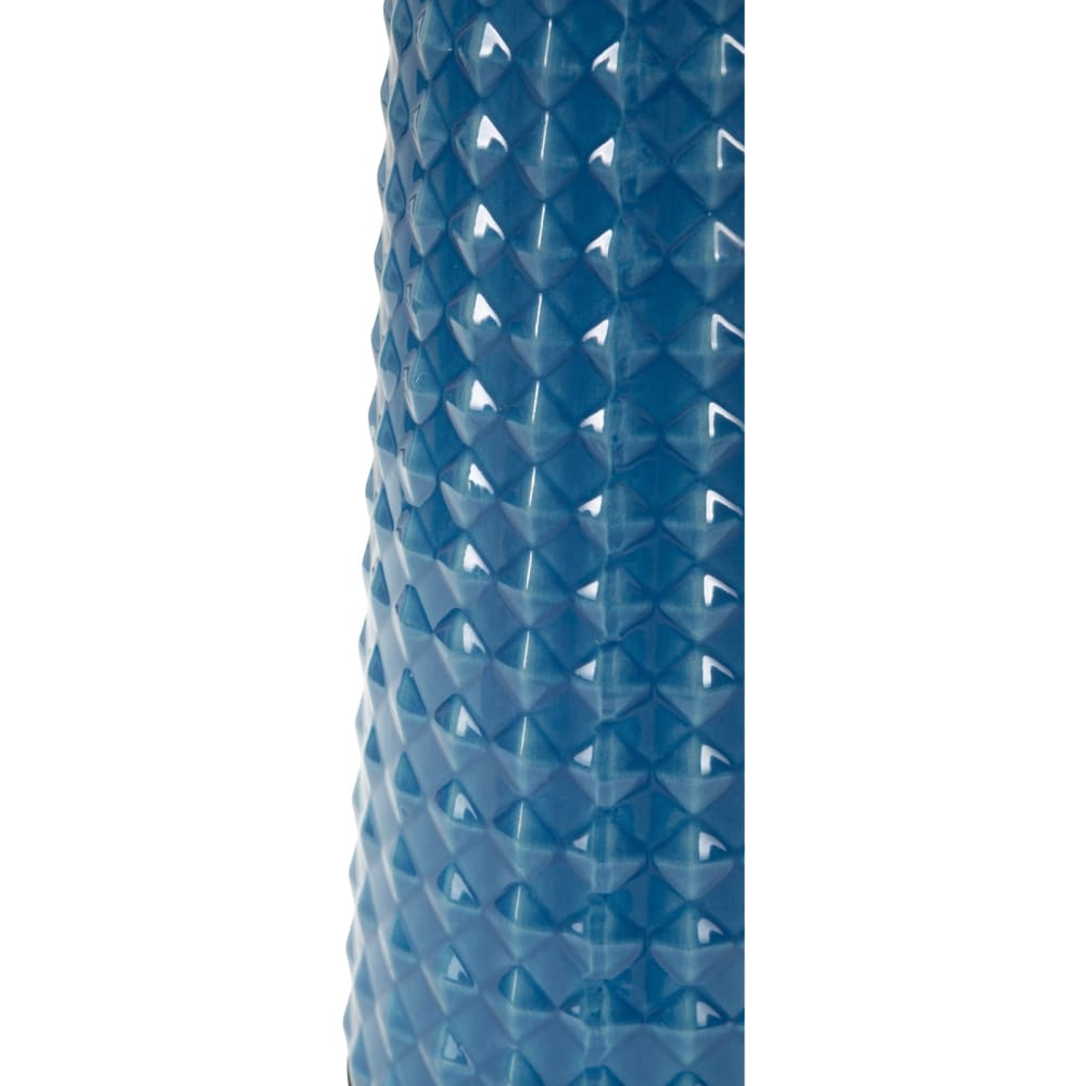 Lampe de table en céramique bleue avec abat-jour blanc, ø 30 x 52 cm — vue 4