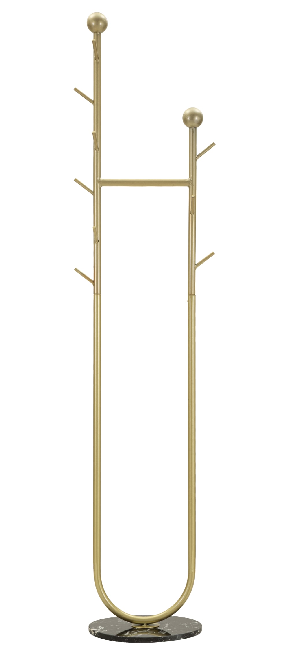 Porte-manteau en métal - marbre