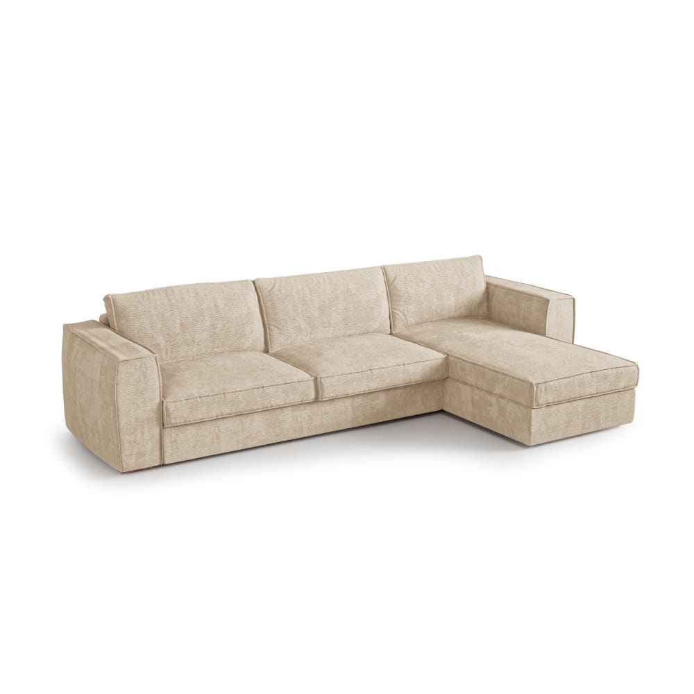 Canapé angle droit convertible