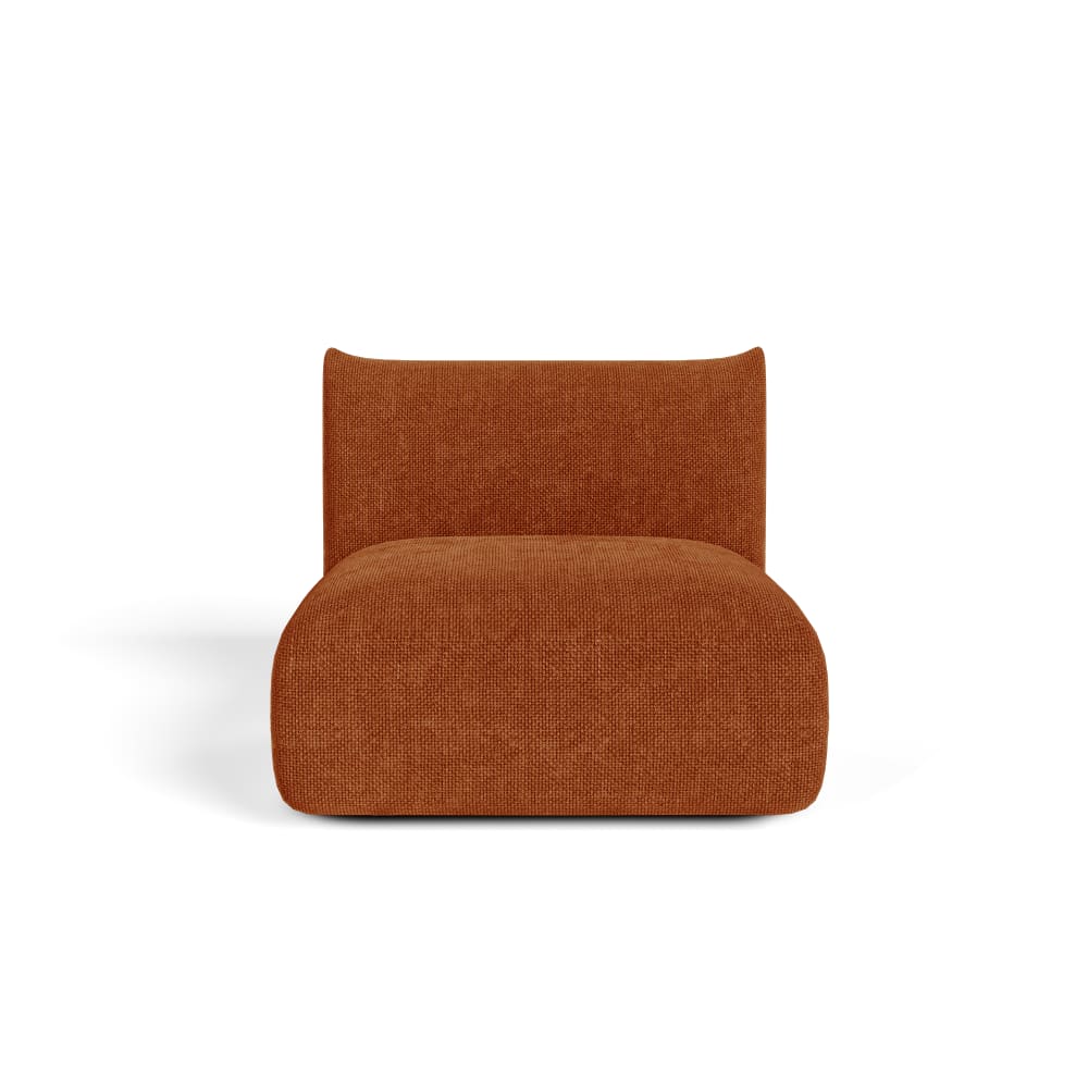 fauteuil en velours chenillé